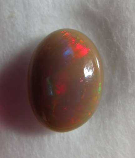 OPAL~4.62ctsTop Fire/Brightness.Spectacular Coffee colour Solid Welo Fire Opal