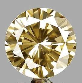 0.10 CARAT CHAMPAGNE VS1 ROUND LOOSE NATURAL DIAMOND FOR RING 2.91-1.84