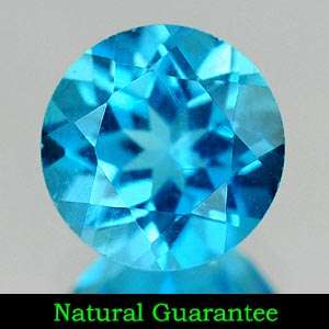 TOPAZ- Beautiful 3.46 Ct. Round Shape Natural Gemstone Swiss Blue Topaz