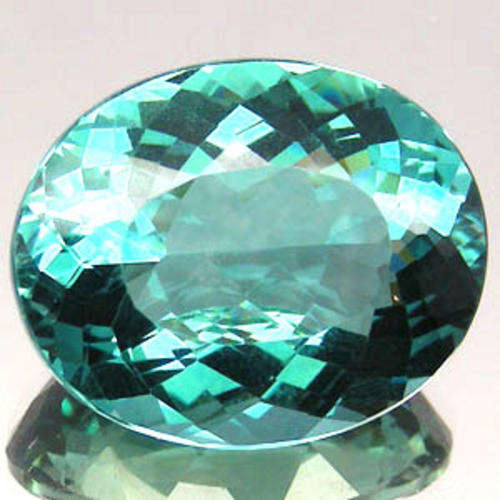 37.06 CT AAA! BLUISH GREEN HYDROTHERMAL AMETHYST OVAL