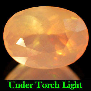 1.08 Ct. Oval Natural Multi Color Opal Ethiopia Unheated