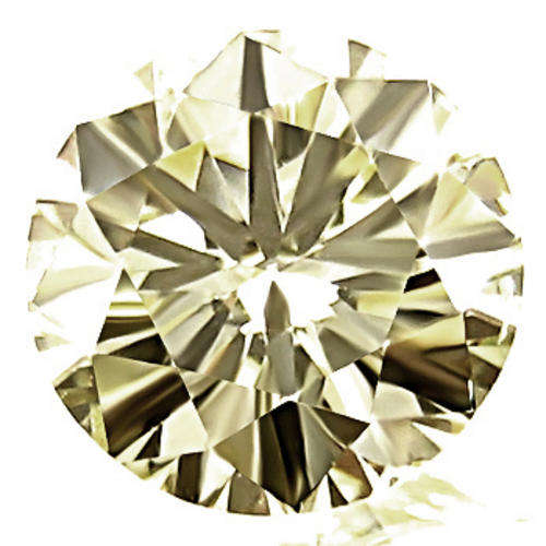 CERTIFIED 0.34Ct, VS1 FANCY LIGHT YELLOW ROUND LOOSE DIAMOND