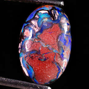 4.50ct.PATTERN&BLUE CRYSTAL Yowah Nut Boulder OPAL