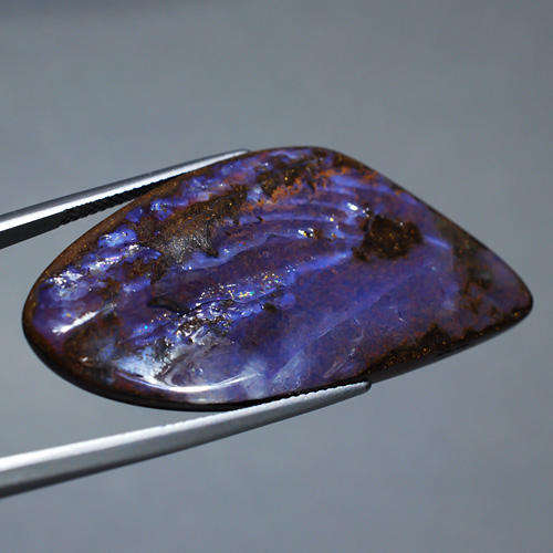 Natural Gem 48.91ct Orange & Rainbow Matrix Boulder OPAL, QUEENSLAND AUSTRALIA