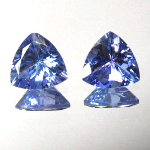TANZANITES - 1.41 Beautiful! AAA Color Purple Blue Tanzanite ~Matching Pair ~ 6.00MM ~ IF