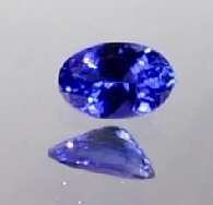 TANZANITE - 0.42Ct  AA Color Natural Purple Blue Tanzanite 6X4 MM