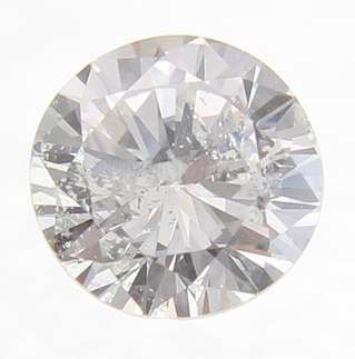 DIAMOND -  CERTIFIED 0.67 CARAT D COLOR I1 ROUND BRILLIANT LOOSE DIAMOND  5.60MM