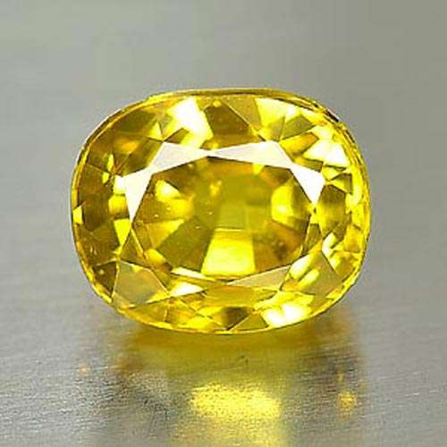 SAPPHIRE- 1.32 Ct. Alluring Cushion Shape Natural Yellow Sapphire Thailand
