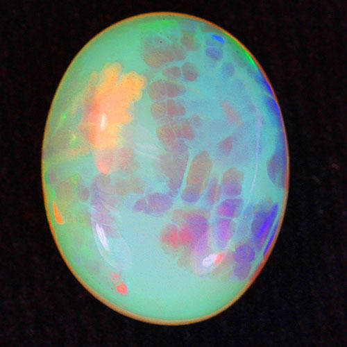 OPAL~4.47CTS! HONEY COMB Pattern.Solid Crystal Welo Opal