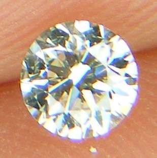 DIAMOND UNTREATED - 0.21 Carat J Color SI2 Round Brilliant Loose Diamond For Jewelry 3.79-2.50mm