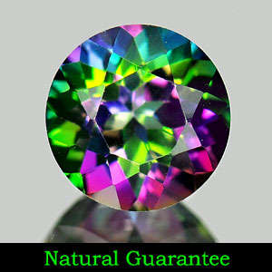 Mystic Topaz~ 1.60 Ct. Round Shape Natural Mystic Green Topaz Brazil