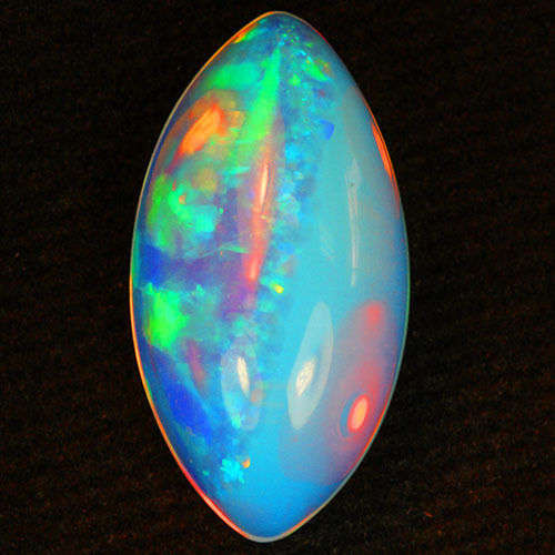 OPAL~5.36cts Peacock Pattern, Extreme Colour Play Welo Opal