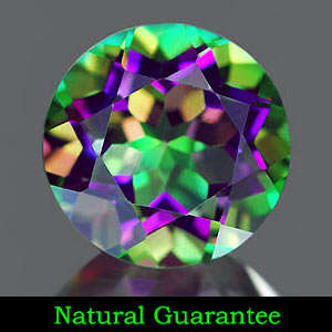 2.12 Ct. Clean Round Natural Mystic Green Topaz Brazil