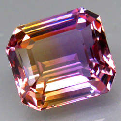 7.79ct.INCREDIBLE! 100%NATURAL BI COLOR AMETRINE AAA