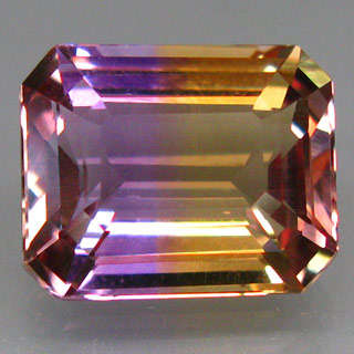 5.52ct.RARE! NATURAL BI COLOUR AMETRINE BOLOVIA AAA