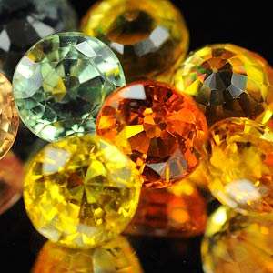 3.16 Ct. 10 Pcs. Natural Fancy Color Songea Sapphire