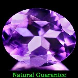 1.57 Ct. Oval Natural Violet Amethyst Unheated Brazil