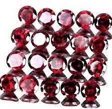 GARNET LOT~2.78Ct 3 mm 20 pcs NATURAL RHODOLITE GARNET