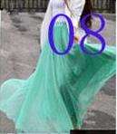 Maxi Length Soft MINT GREEN Chiffon Skirt -  fully lined