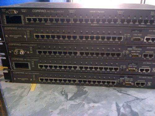 5 x Compaq 16 Port Switches