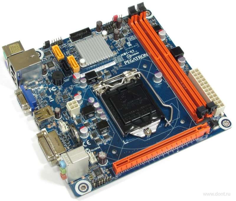 Pegatron H81 Mini ITX Board + Backplate Socket 1150