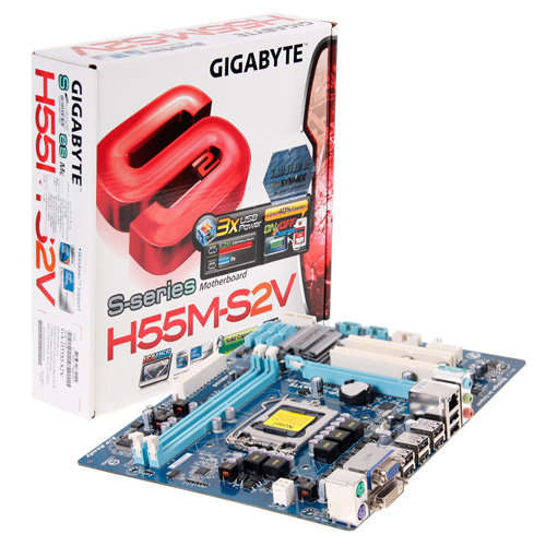 Gigabyte GA-H55M-S2V Motherboard + Core i3 2.93Ghz + Rackmount Case