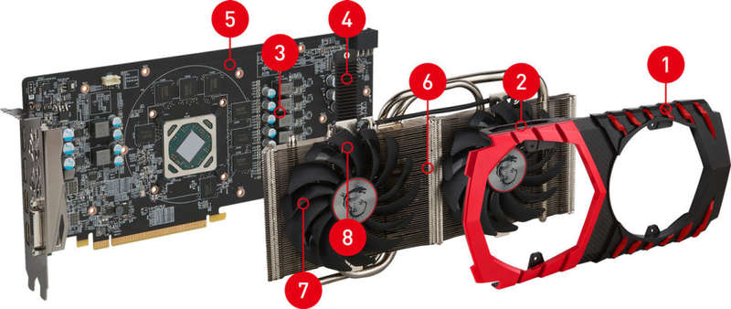 MASSIVE!!! 4 X MSI GamingX RX570 4GB Monsters!! Original Packaging