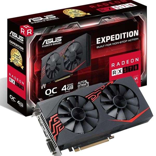 6 x ASUS Expedition RX570 4GB Monsters