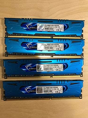 16GB G-Skill ARES Gaming Memory BLUE - 4 x 4GB