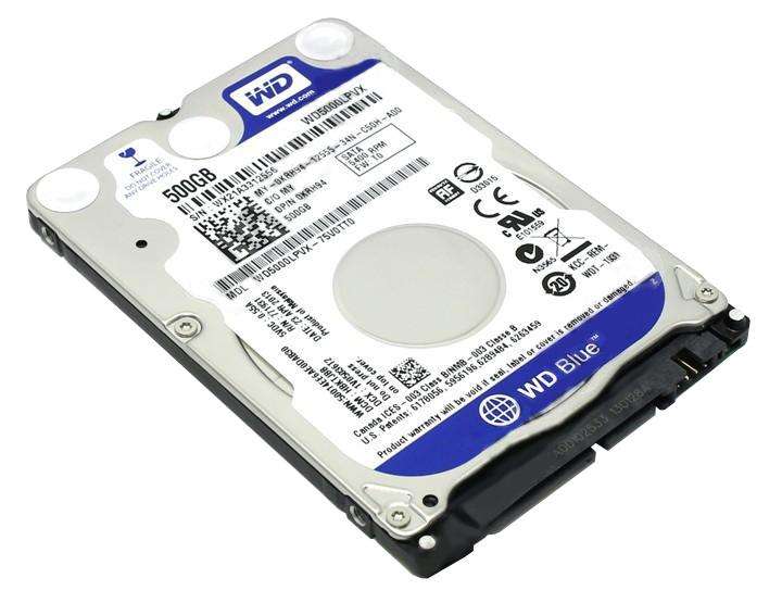 3 Available!!! GREAT!! Western Digital BLUE 500GB 2.5" Laptop HDD!! 100% Working