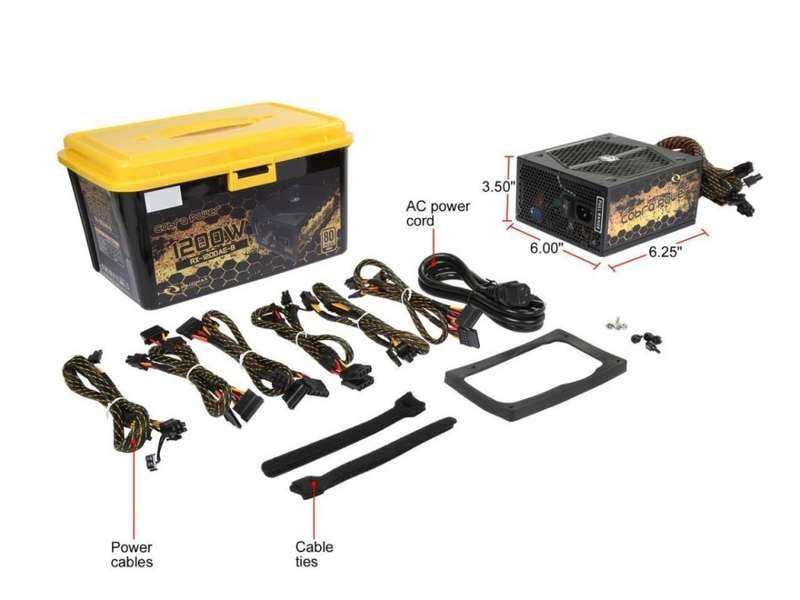 BRAND NEW Raidmax Cobra Modular 1200Watt Gaming PSU!!