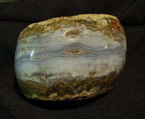 Blue Lace Agate - Polished on one side - 64.65g