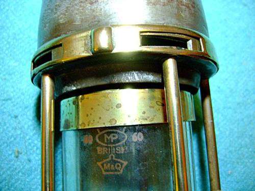 Vintage Miners Wolf Safety Lamp - Number 7.