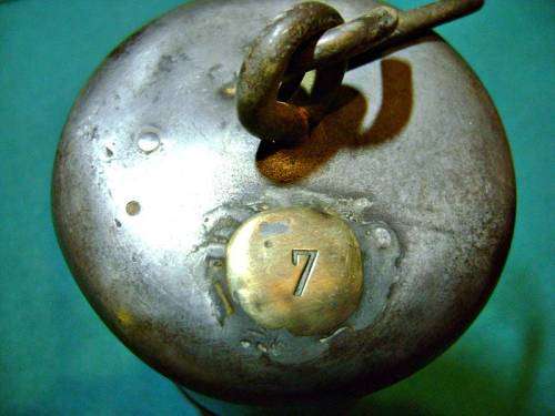 Vintage Miners Wolf Safety Lamp - Number 7.