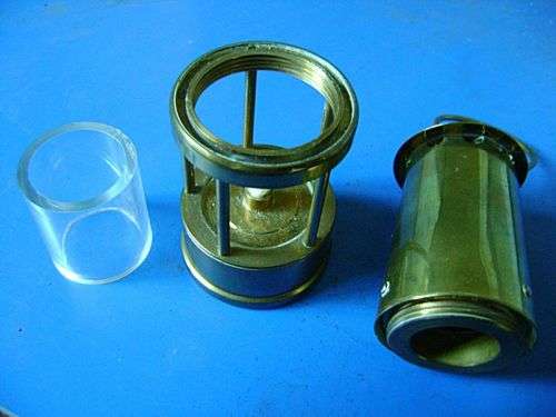 VINTAGE MINER'S LAMP: MINIATURE ECCLES PROTECTOR LAMP