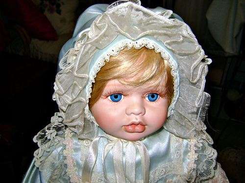 Porcelain Sitting Doll