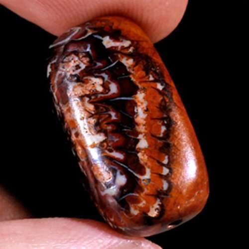 Boulder Opal - Genuine Australian 39.69 Ct. Interesting drilled Solid Boulder Opal