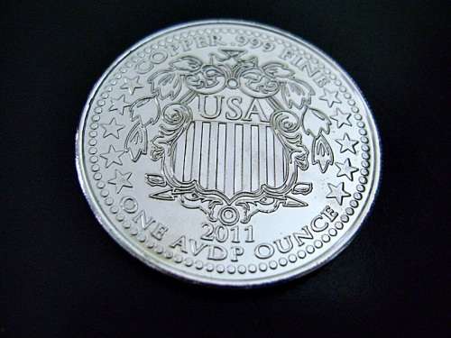 Colorized "Walking Liberty" Round / Medallion.
