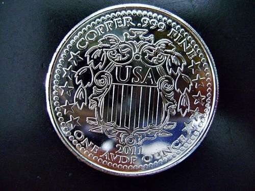 Colorized "Walking Liberty" Round / Medallion.