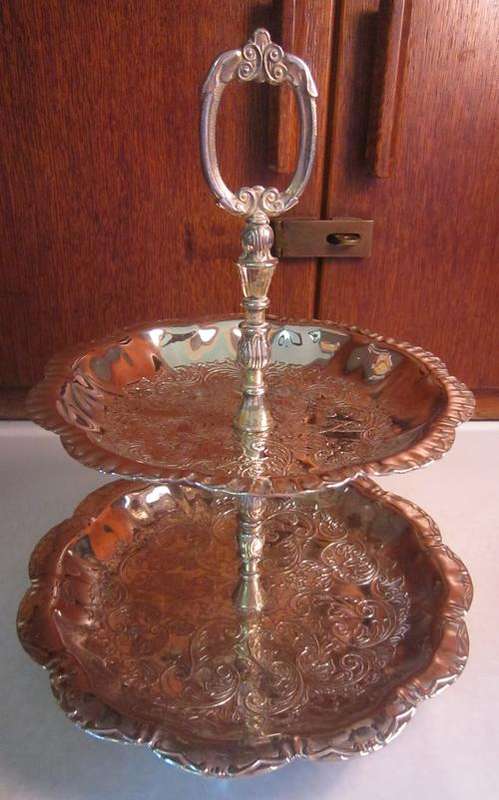 Silver plated sweet tazza