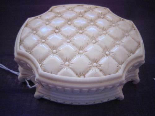 2 art deco soap dishes