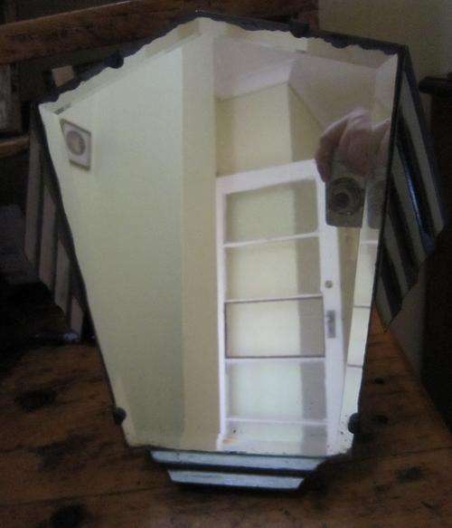 Stunning art deco stand up mirror