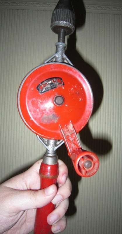 Vintage hand drill
