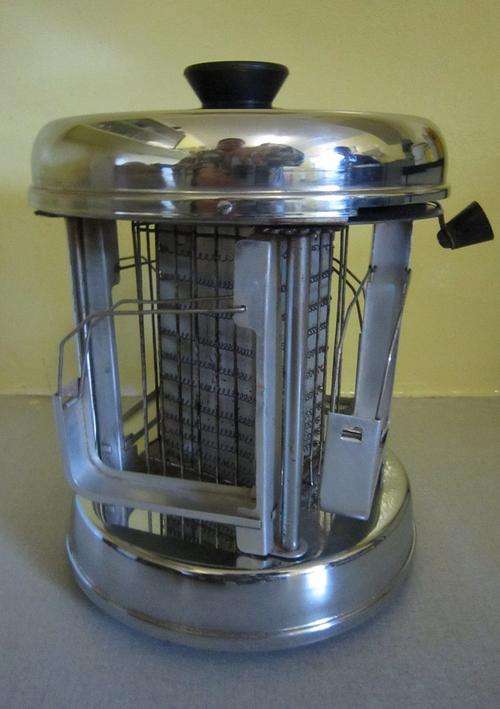 Vintage Pineware Swivel Toaster