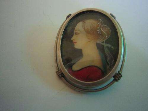 ANTIQUE SILVER  BROOCH/PENDANT