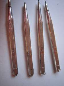 COMPLETE SET OF STERLING SILVER BRIDGE PENCILS