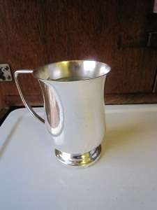 SILVER PLATED BEER TANKARD