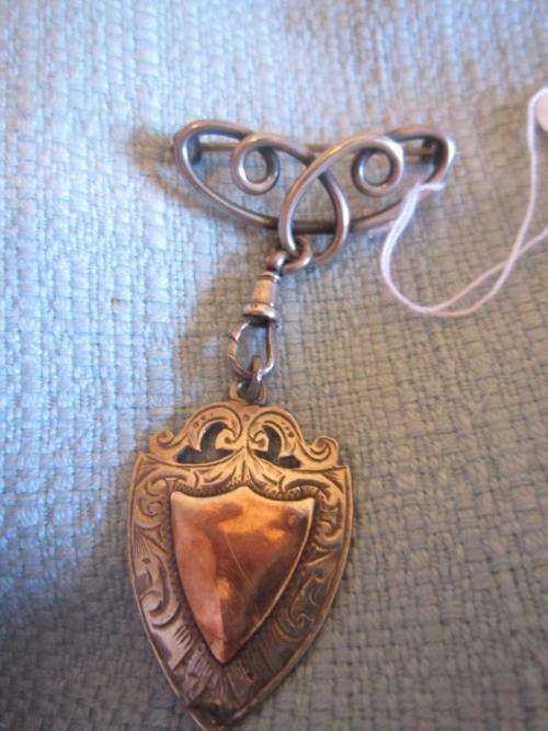 STUUNING ANTIQUE SILVER ANTIQUE BROOCH  ITEM NO 900