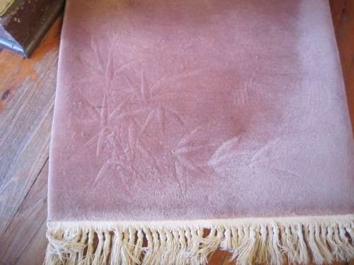 2 STUNNING DUSKY PINK CHINESE RUGS  ITEM NO 2087. Less 15% off marked price