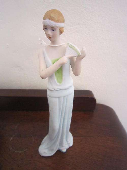 Beautiful Bisque Art Deco Figurine
